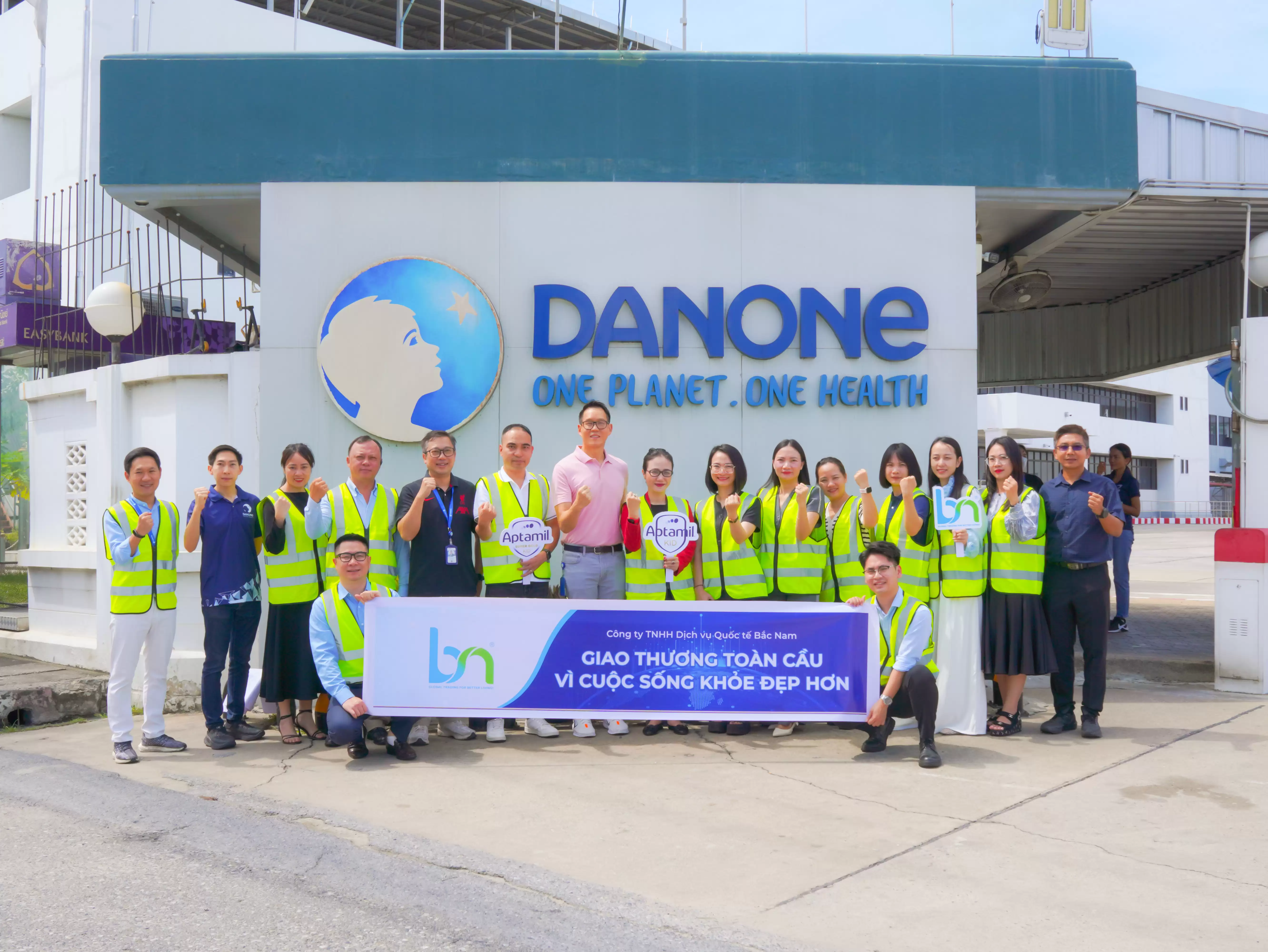 Bắc Nam & Danone tại nhà máy Danone tại Thái Lan 