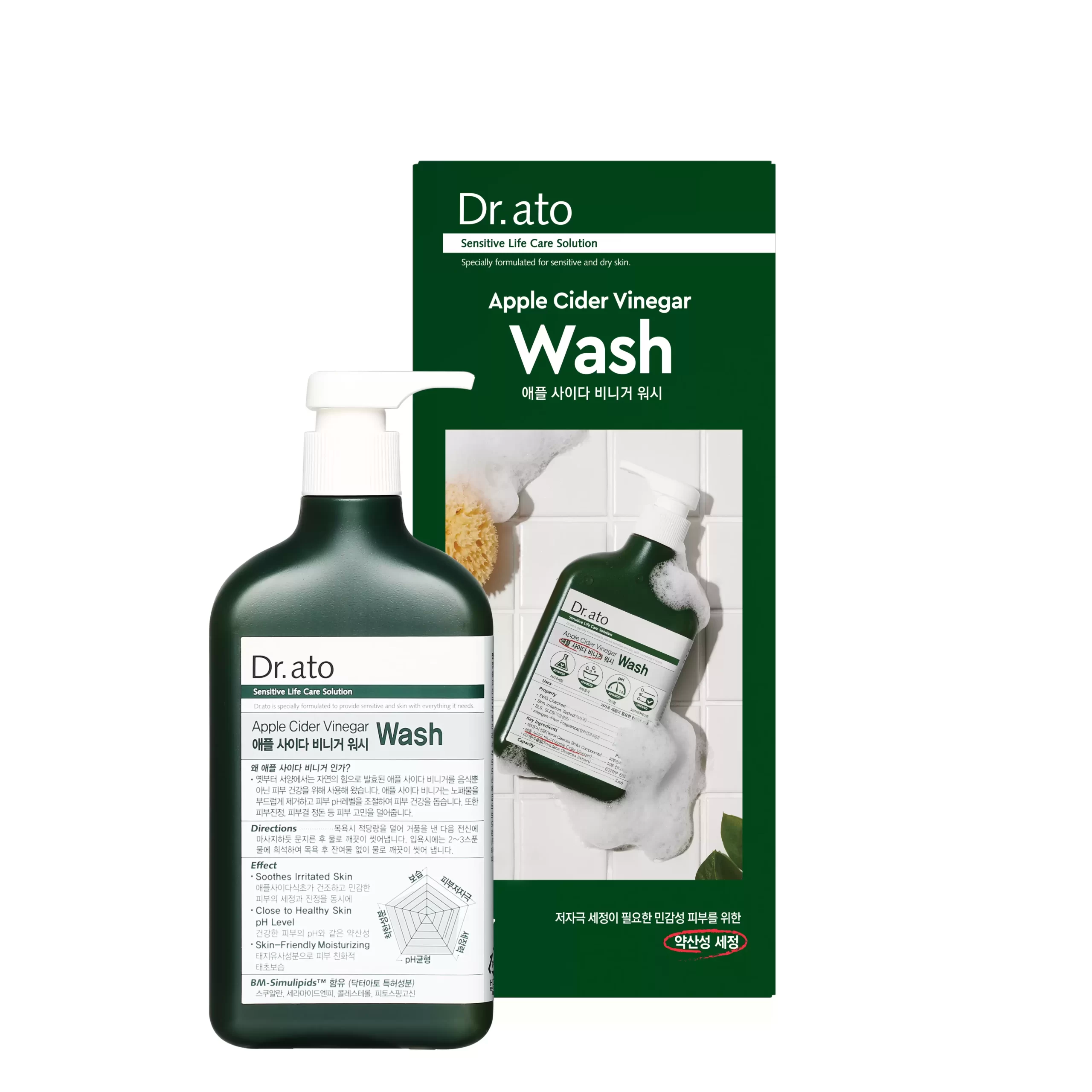 Sữa tắm Dr.ato Apple Cider Vinegar Wash