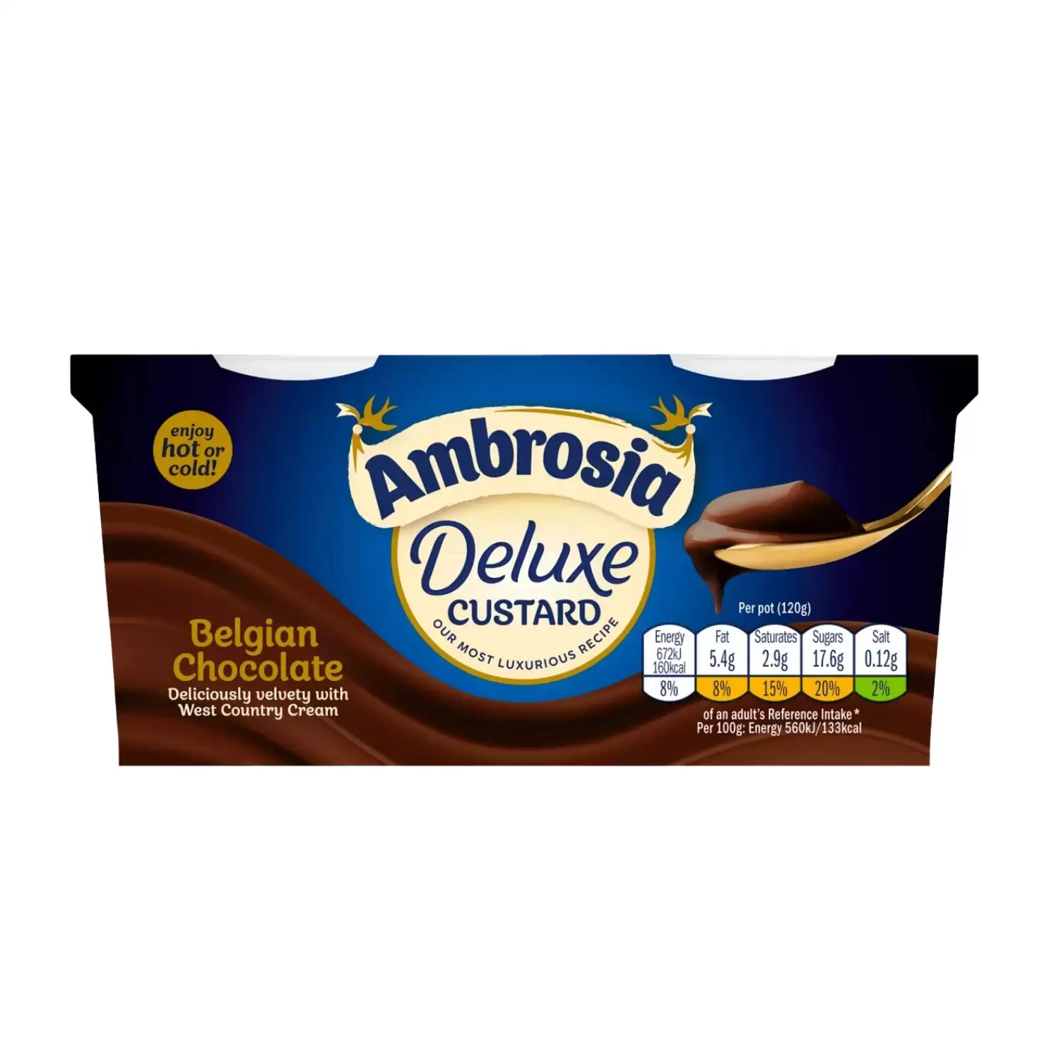 Váng Ambrosia Deluxe Custard Belgian Chocolate