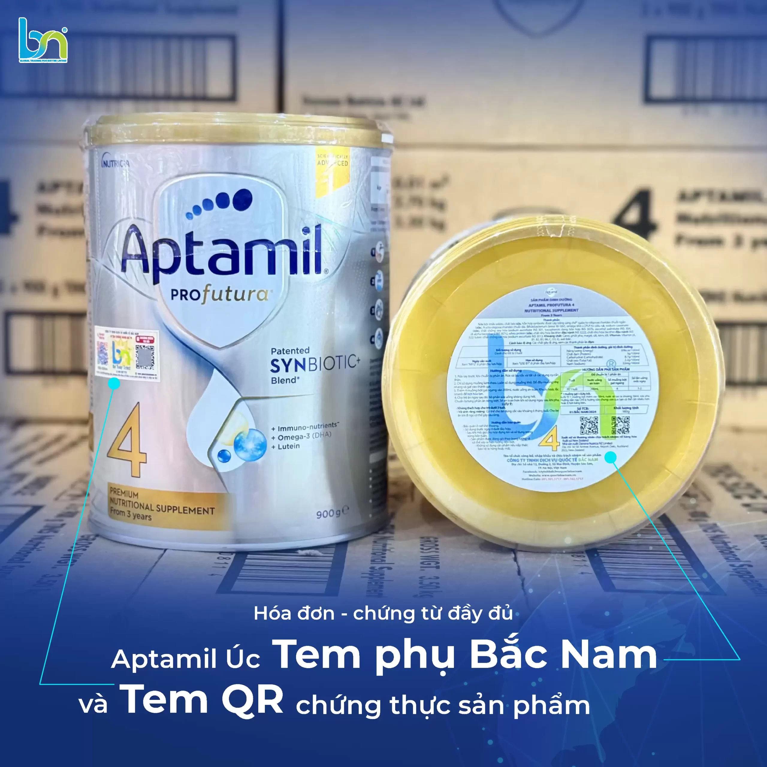 Aptamil Profutura Úc từ Bắc Nam minh bạch và chính hãng
