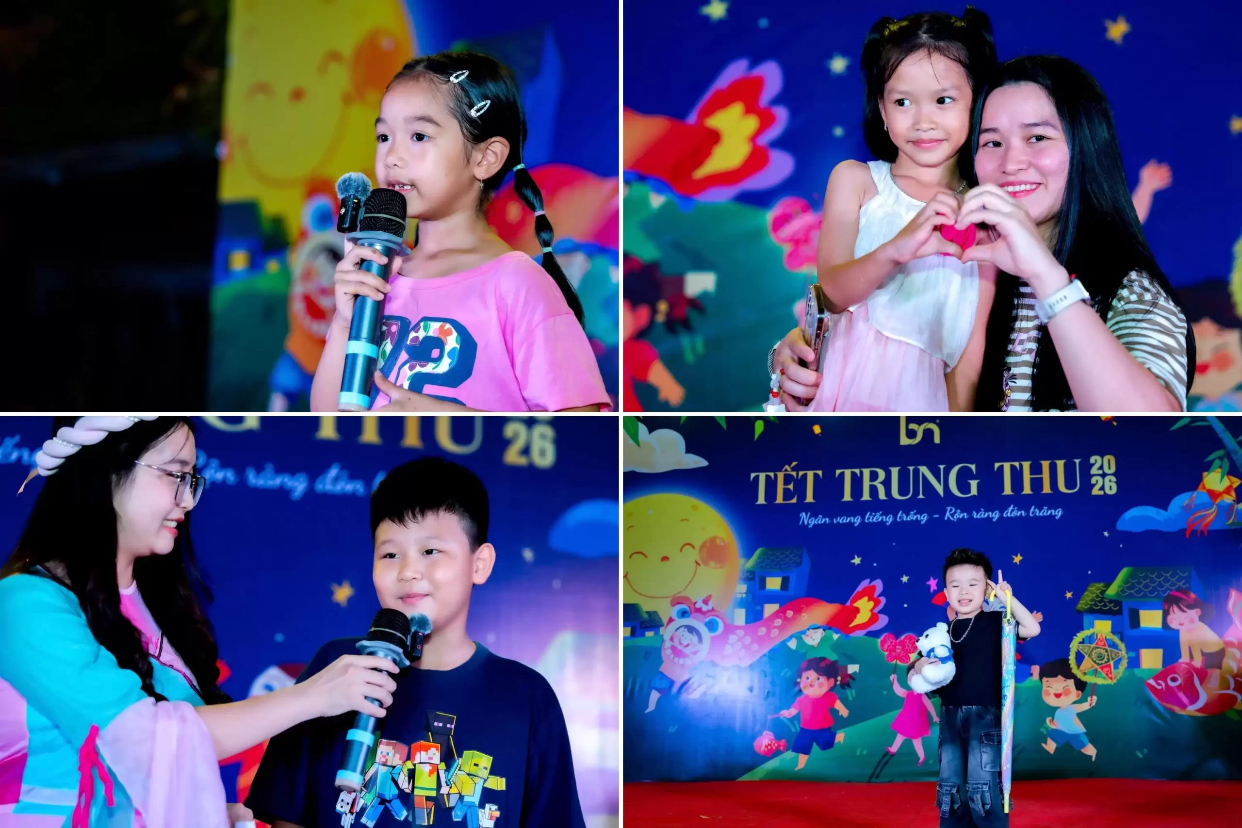 Ngôi sao nhí tự tin thể hiện tài năng