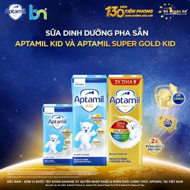 Aptamil UHT là dòng sữa công thức pha sẵn